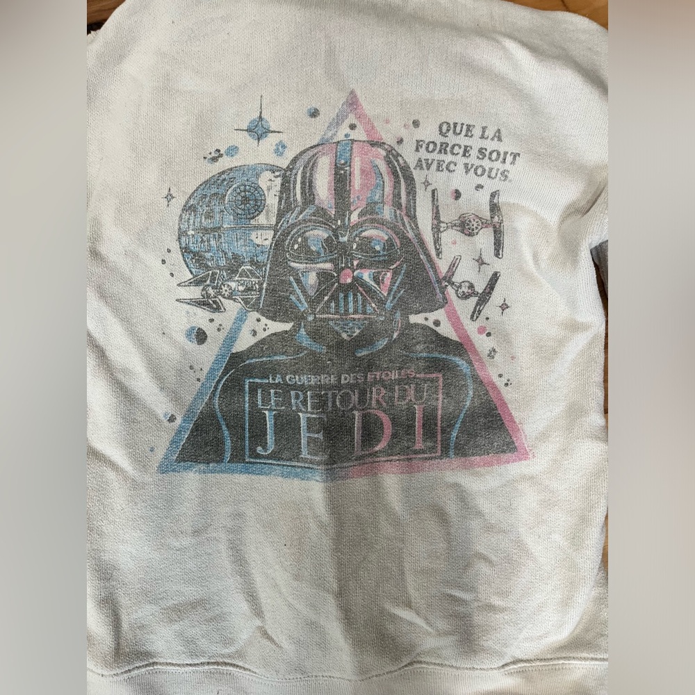 French Star Wars Disney zip up